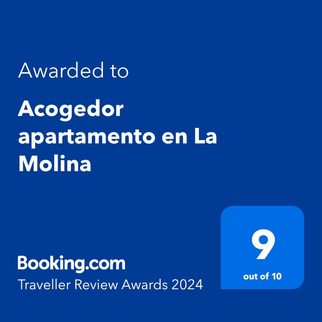 Acogedor Apartamento En La Molina La Molina  Exterior photo